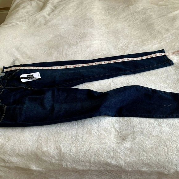 Tahari Rayon Denim Skinny Blue Jeans size 12 - Picture 7 of 14